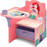Delta Children Chair Desk with Storage Bin, Disney Princess