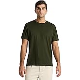 Presics Men’s Supima® Mercerised Cotton T-Shirt – USA-Grown Cotton, Luxury Finish, Crew Neck, Short Sleeve, Structured Fit