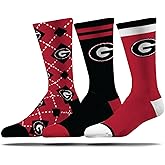 Strideline NCAA Mens Dress Socks- Campus Collection 3 Pack-One Size Fits Most