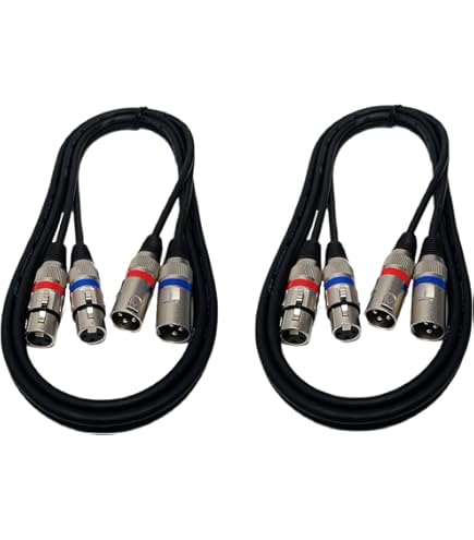 Audio2000'S Tm ADC203K 50ft 17AWG, Dual (XLRF-XLRM