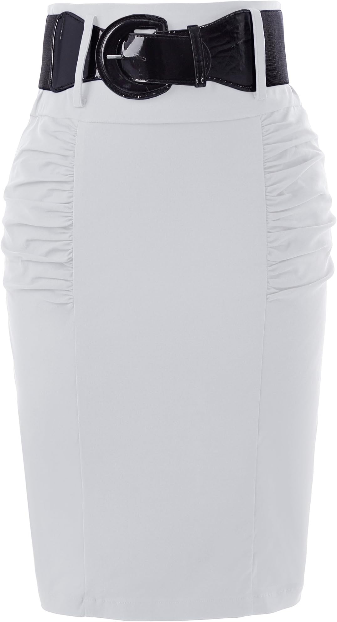 Kate Kasin Elegant Women Vintage Floral Printed Bodycon Pencil Skirt 610