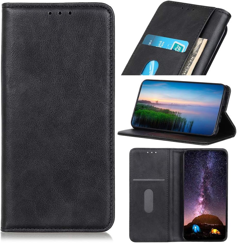 ORIbox iPhone 11 Case, Premium PU Leather Cover TPU Bumper