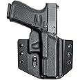 Tulster OWB Contour Kydex Holster in Right Hand fits: Glock 19 / MOS / 19X / 23/25 / 32/44 / 45 | Optic Compatible Outside The Waistband Concealed Carry