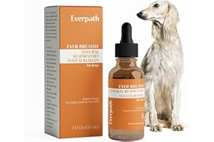 Everpath Respiratory Support for Dogs - 2 Fluid Ounces/60mls | Made in The USA | Boosts Immune Support & Healthy Breathing | Enhances Respiratory Function | Natural Solution for Pets