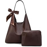 Montana West Slouchy Hobo Bag for Women Shoulder Purses and Handbags with Scarf