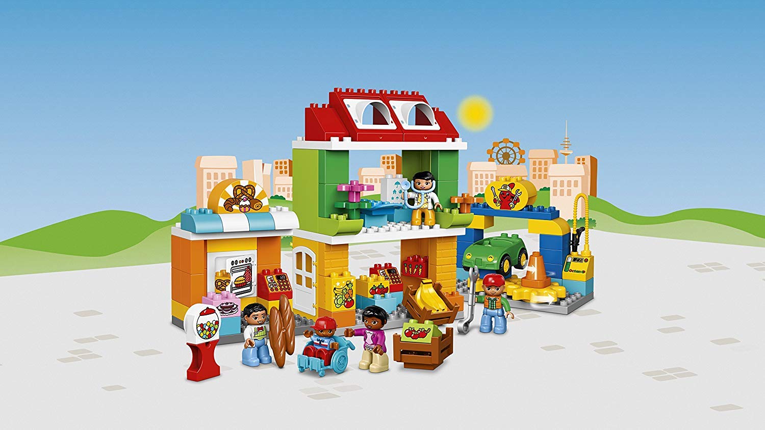 レゴ Lego デュプロ デュプロ R のまち みんなのまち 10836 並行輸入品 B07k86yn27 ブロック 輝い Lpmpriau Kemdikbud Go Id