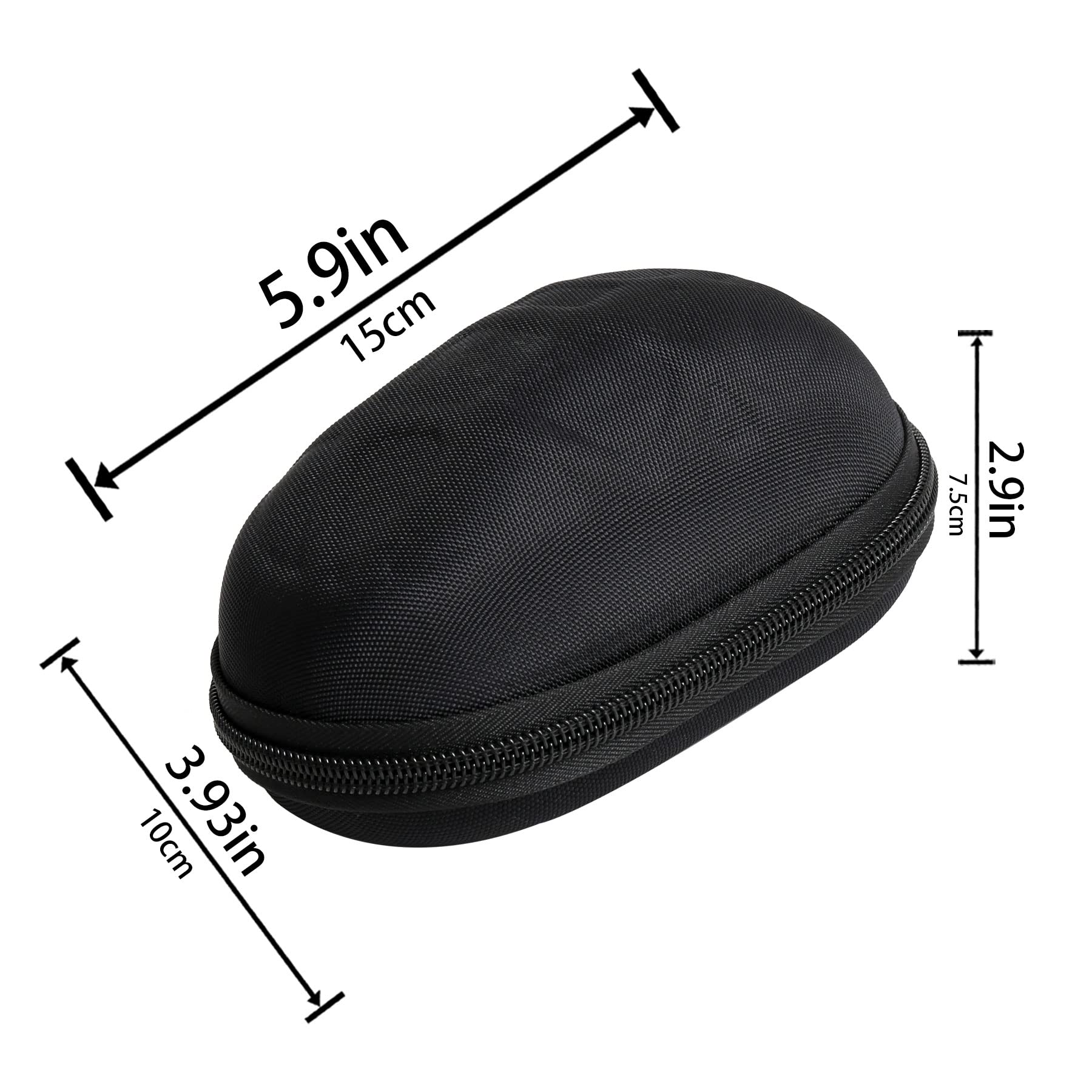 co2CREA case Harte reiseschutzhülle Etui Tasche für Logitech G G309 / G502 Hero/G G502 X Plus Kabellose/Kabelgebundene Gaming-Maus, Nur Tasche 8