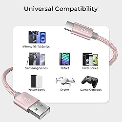 Basesailor USB Type C Charger Cable 3.3FT