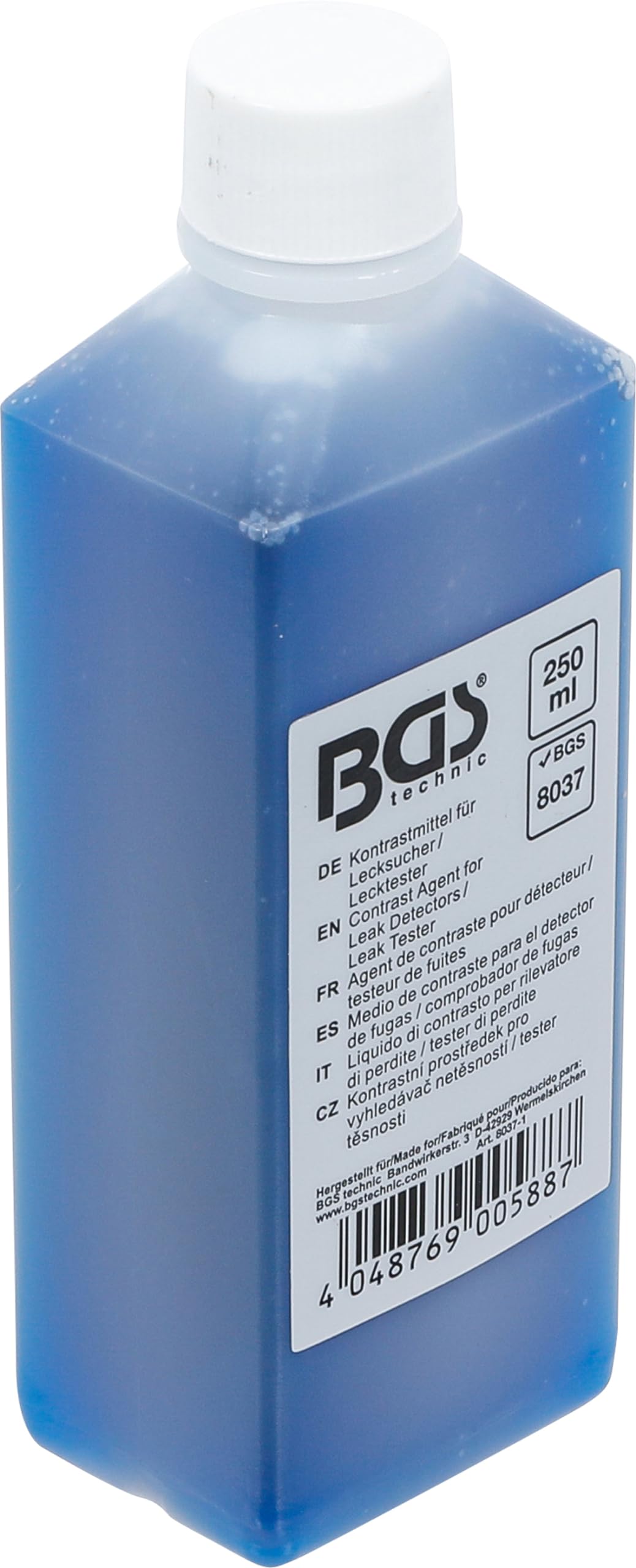 BGS 8037-1 | Contrast Agent for Leak Detectors / Leak Tester | 250 ml | for BGS 8037