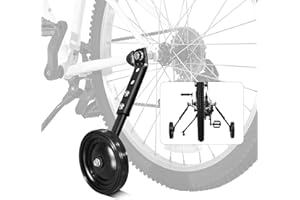 Multi-speed Kids Bike Training Wheels. Fits 16", 18", 20",22", 24", Bikes, Adjustable for Variable Speeds. Includes Stabilize