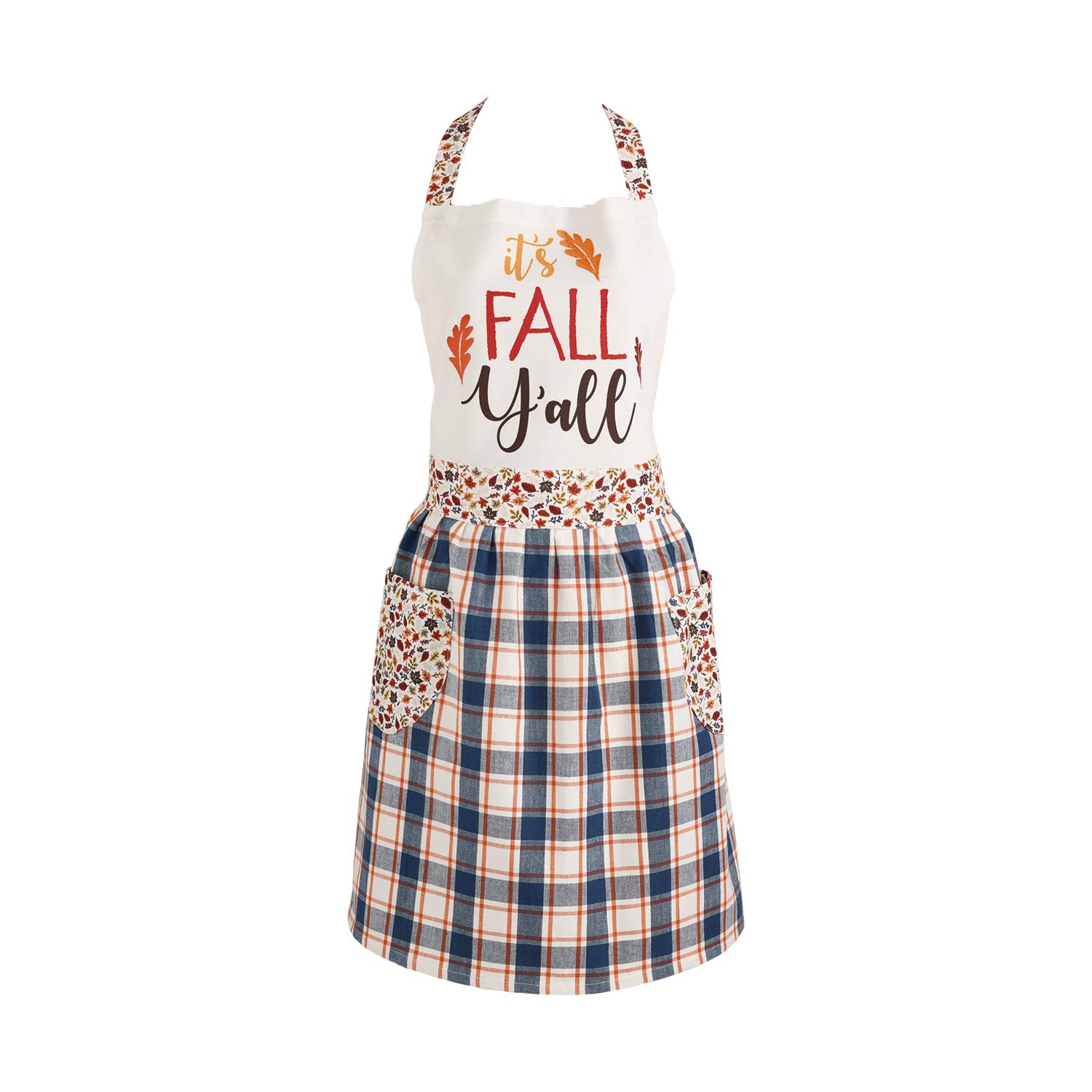 DII Printed Apron, Fabric, It's Fall Y'all, 40 x 31