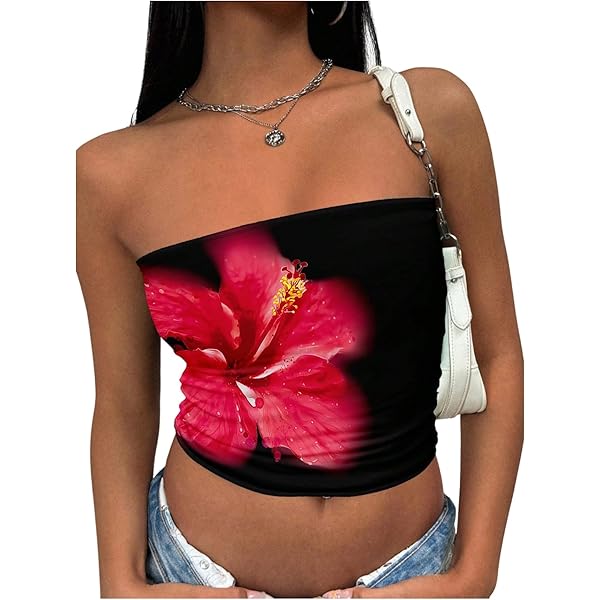 BEAUDRM Women's Y2K Leopard Tank Top Square Neck Camisole