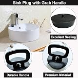 (2 Pack) Tomario Silicone Sink Bath Plug with Handle 44mm Drain Plug 1 3/4" view 5
