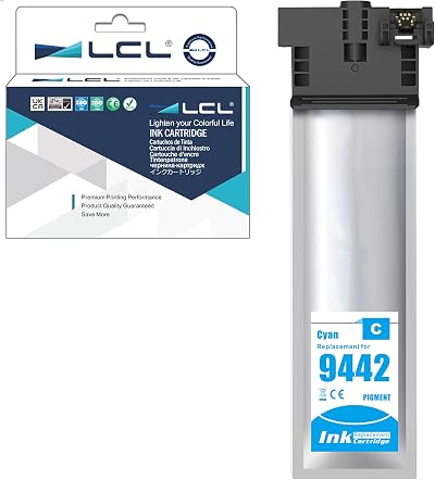 LCL T9442 Cyan High Yield Compatible Ink Cartridge for Epson WF-C5210 WF-C5290
