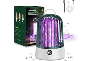 HYWEAN ZAPPER 2 in 1 Bug Zappers Indoor Electronic Mosquito Zappers USB Rechargeable Mosquito Trap, Outdoor Fruit Flies Killer Indoor LED Lantern Light Fly Zappers for Home Kitchen Patio Backyard