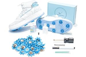 PRODIGORA DIY Golf Spikes Kit - Turn Sneakers into Golf Shoes - Anti-Skid Spikes Great Gift for Golfers