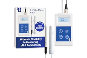 Bluelab METCOMPLUS Combo Meter Plus for pH, Temperature, and Conductivity in Water and Soil with Easy Calibration, Digital Nutrient (TDS/PPM) Testing Kit for Hydroponic System & Growing Indoor Plants