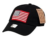 RufNTop Black Eagles American Flag Cap 100% Cotton
