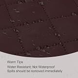 BellaHills Water Repellent 2 Seater Sofa Cover Reversible Brown Beige view 4