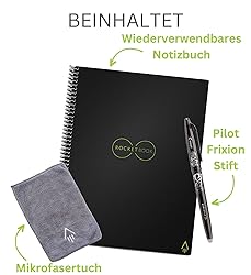 Rocketbook Core Reusable Spiral Notebook, Executive