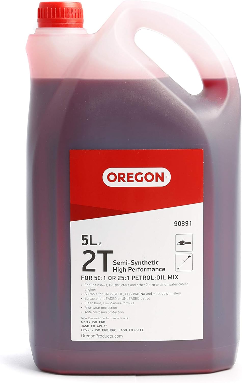 Oregon 90891 2Stroke SemiSynthetic Low Smoke Oil, 5 Litres Amazon.co
