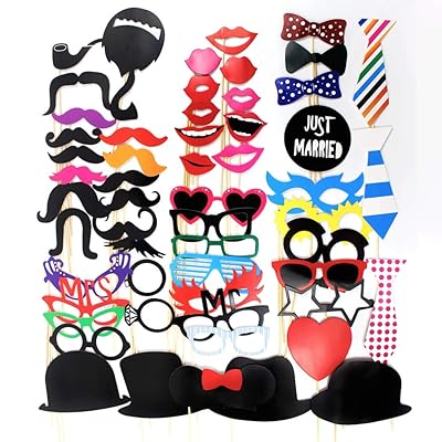 Buy Sayok Party Photo Booth Props Diy 58 Piece Funny Prop Kit Selfie Graduation Photography Decorations Supplies Costume Mustache Hat Glasses Tiefor Party For Wedding Birthday Holiday Christmas Halloween Online In Turkey Buy Sayok Party Photo Booth Props Diy 58 Piece Funny Prop Kit Selfie Graduation Photography Decorations Supplies Costume Mustache Hat Glasses Tiefor Party For Wedding Birthday Holiday Christmas Halloween Online In Turkey