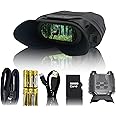 Grey Bear Night Vision Goggles, 9X Infrared Binoculars, IP45 for Hunting, Camping, View Range 1248ft in Day & 591ft in Total Dark - Night Vision Star