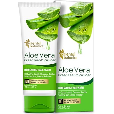aloe vera and cucumber face wash