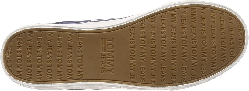 tommy jeans classic logo leather lace up trainers