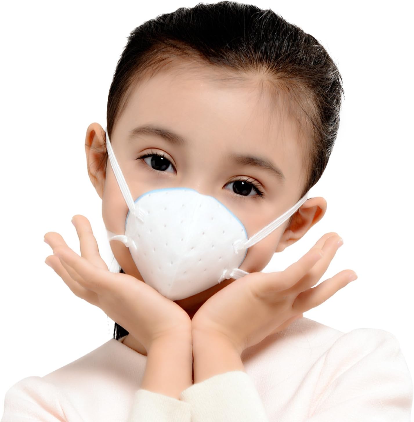 KANJEKANLE Kids 3-6Y Reusable Dust Breathable Washable Respirator Sport Face Masks,Electrostatic Cotton Material Blue