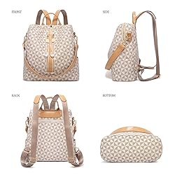Makes Backpack Purse for Women, PU Leather
