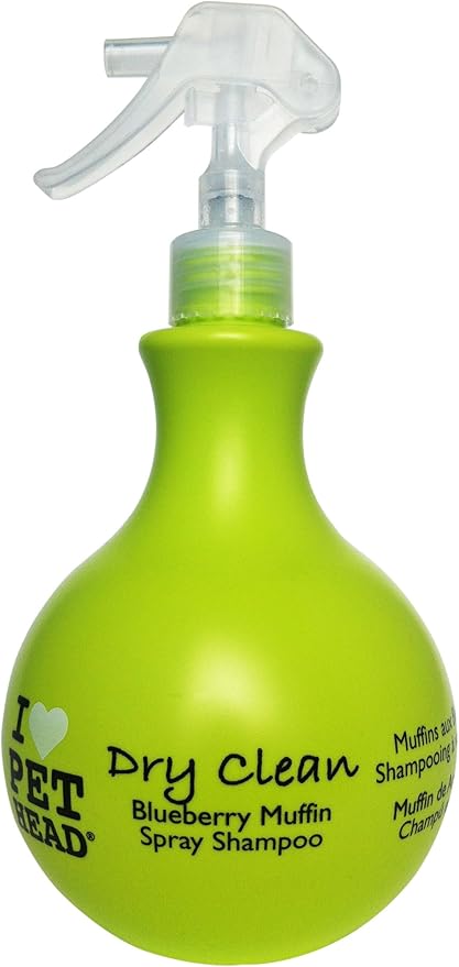 dog dry shampoo spray