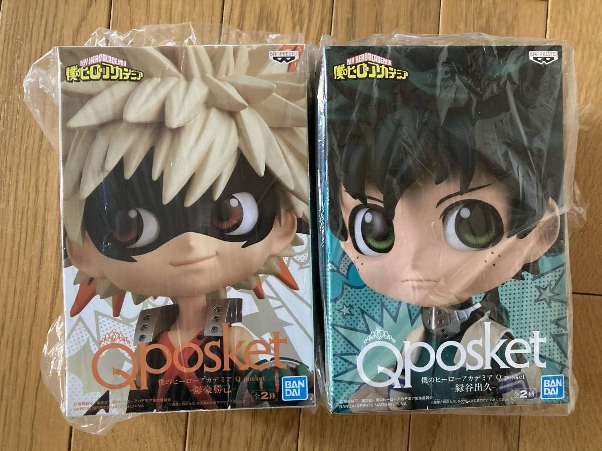 Amazon 僕のヒーローアカデミアqposket爆豪勝己緑谷出久デクヒロアカ緑谷爆豪 おもちゃ ホビー
