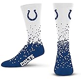 For Bare Feet NFL unisex-child Spray Zone Crew Sock Nfl Youth