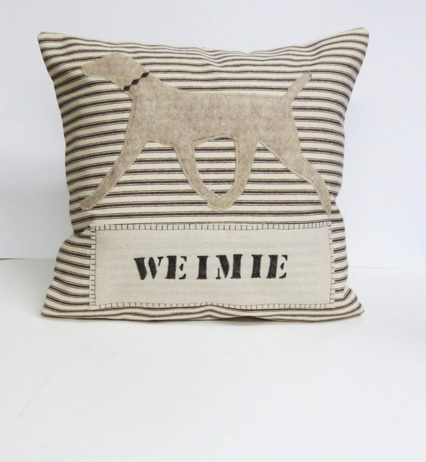 ances Lincol Weimaraner Dog Pillowcase Weimaraner Decorative Pillowcase of My Dog Pet Pillowcase Decorative Throw Pillowcase Stripe Dog Pillowcase Home Decor