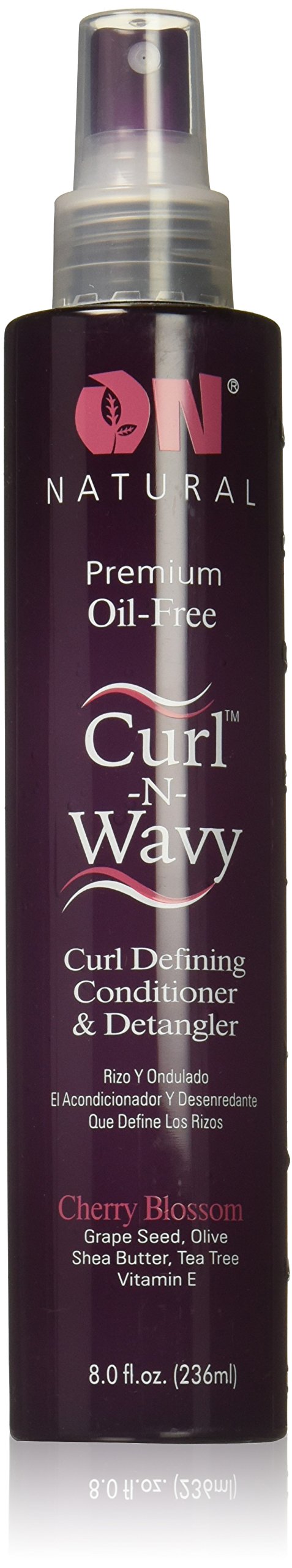 ON Curl N Wavy Cherry Blossom Curl Defining Conditioner & Detangler, 8oz by Natural Organic