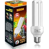 GlowUp 2.4% UVB Bulb for Birds, 20W Compact Fluorescent Light Bulb UVA UVB Light Bulbs E26 for Captive Birds and Reptiles