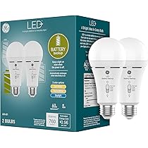 Amerelle LED Emergency Lights For Home Power Failure – 5 Pack, Plug-In, Battery Powered, White, 3.6V, Indoor Use, MPN 12660x5