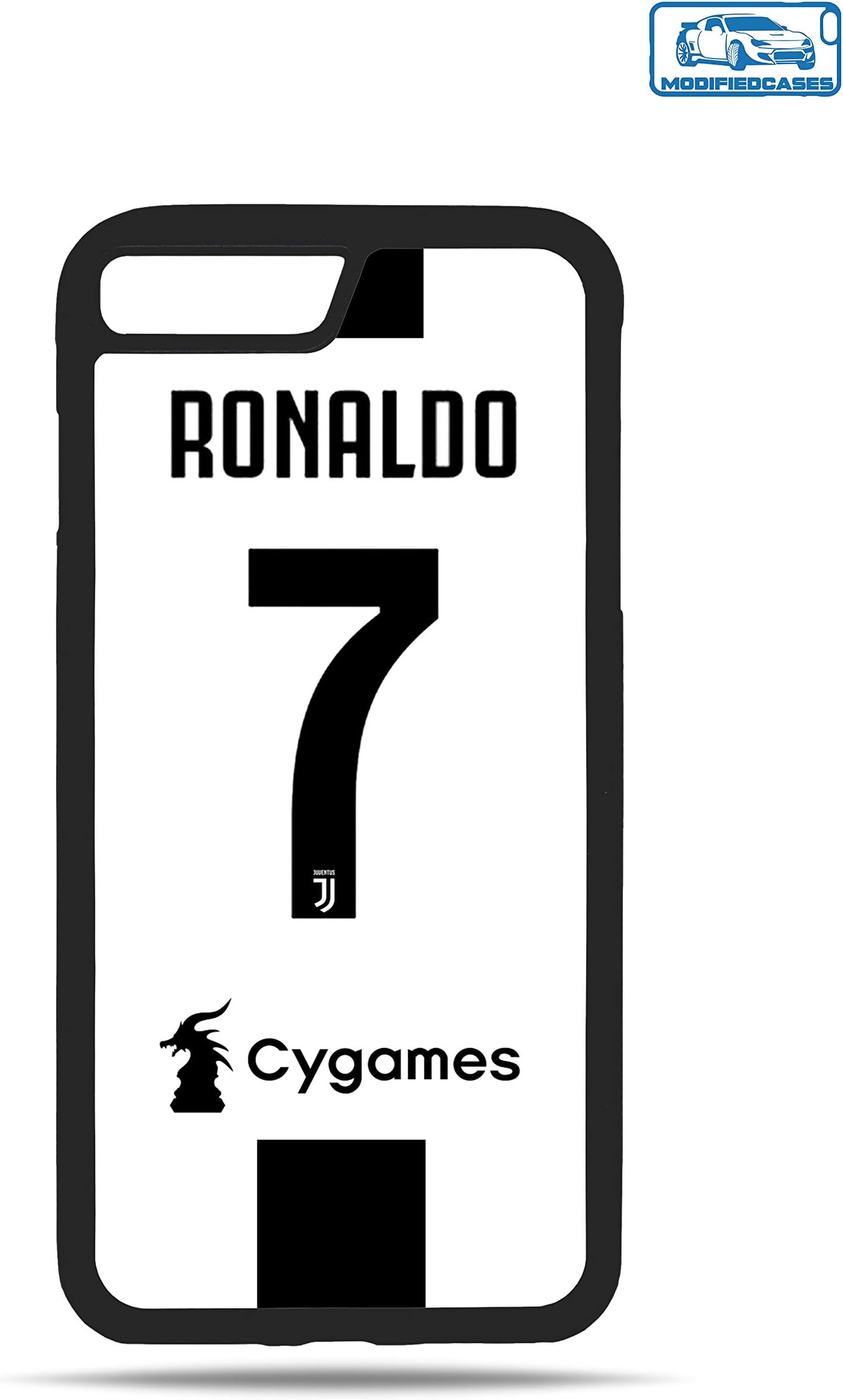 ModifiedCases 2019 CR7 Jersey Juve Bumper Case Compatible with Apple iPhone 7 Plus/8 Plus