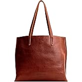 Portland Leather Goods August Tote – Handmade from the Finest Full-Grain Hides – Large Interior Pocket & Interior Key Loop