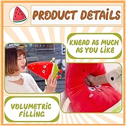 KOILLIEUS Adorable Fruit Plush Toys, Cute and Soft