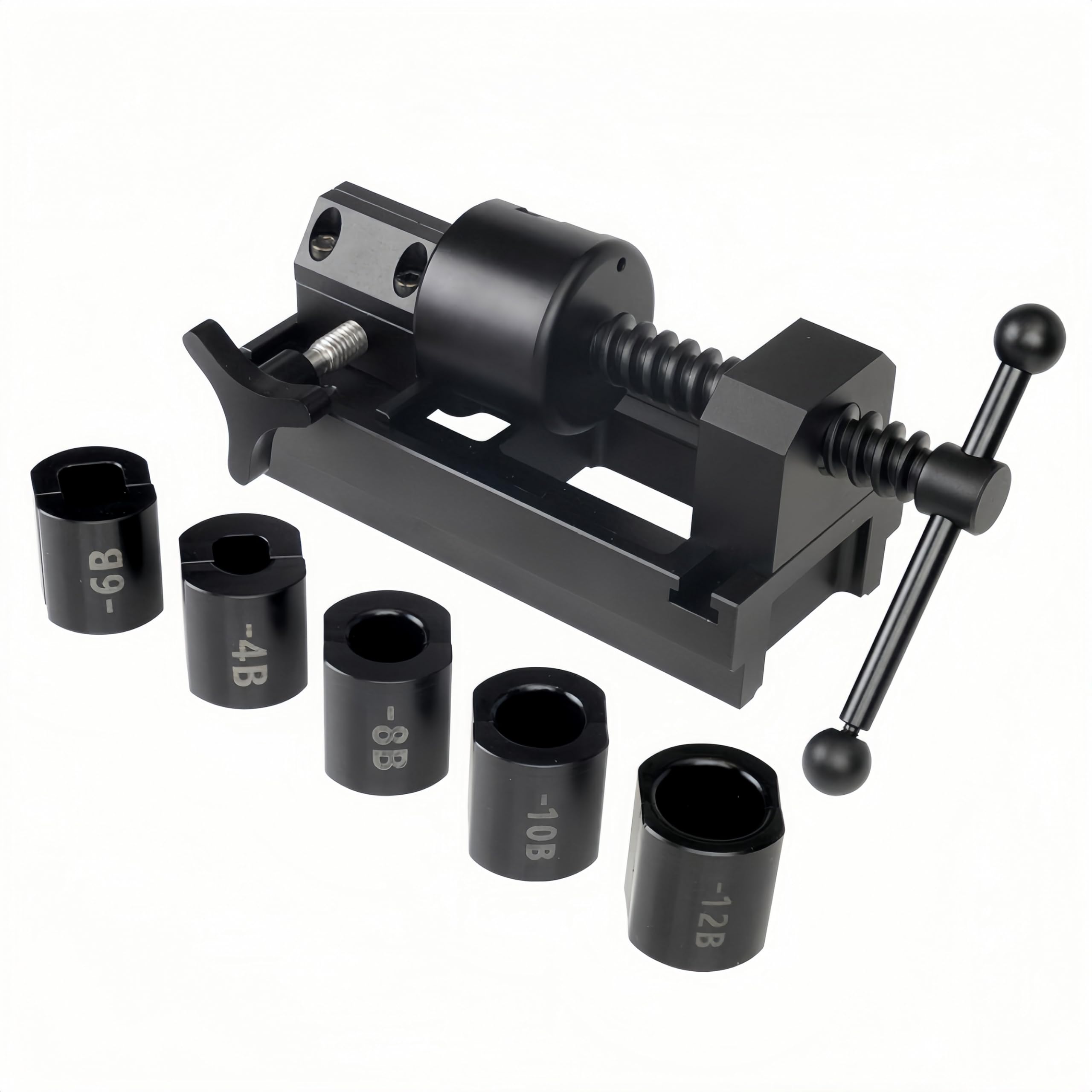 Photo 1 of Fuel Line Fittings Installation Tool Set with 4AN 6AN 8AN 10AN 12AN Connector, Auto Hose Pipe Fuel Line Installation/Removal Tool Kit, AN Hose Fitting Connect/Disconnect Tools