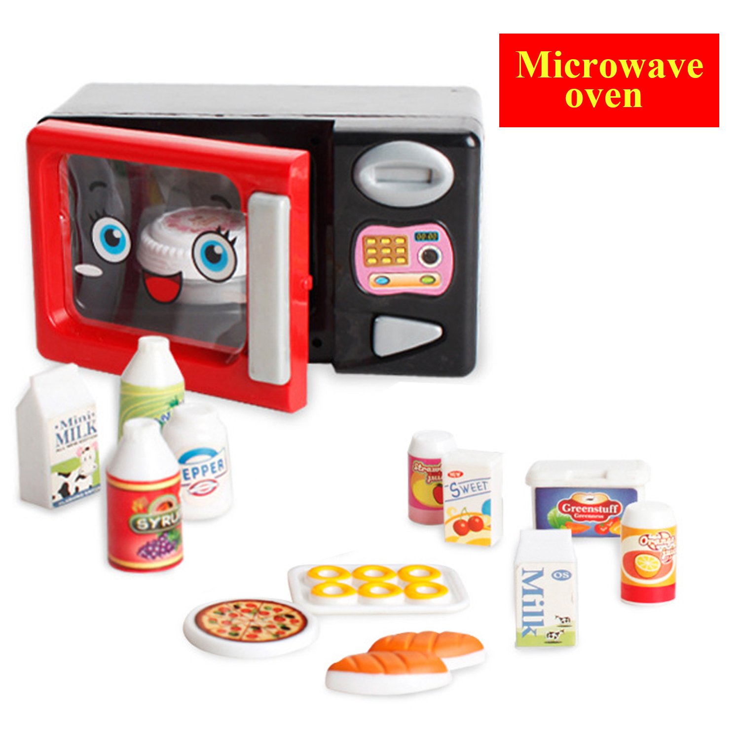 Amazon.com: kingtree Pretend Juguete Juego de cocina para ...