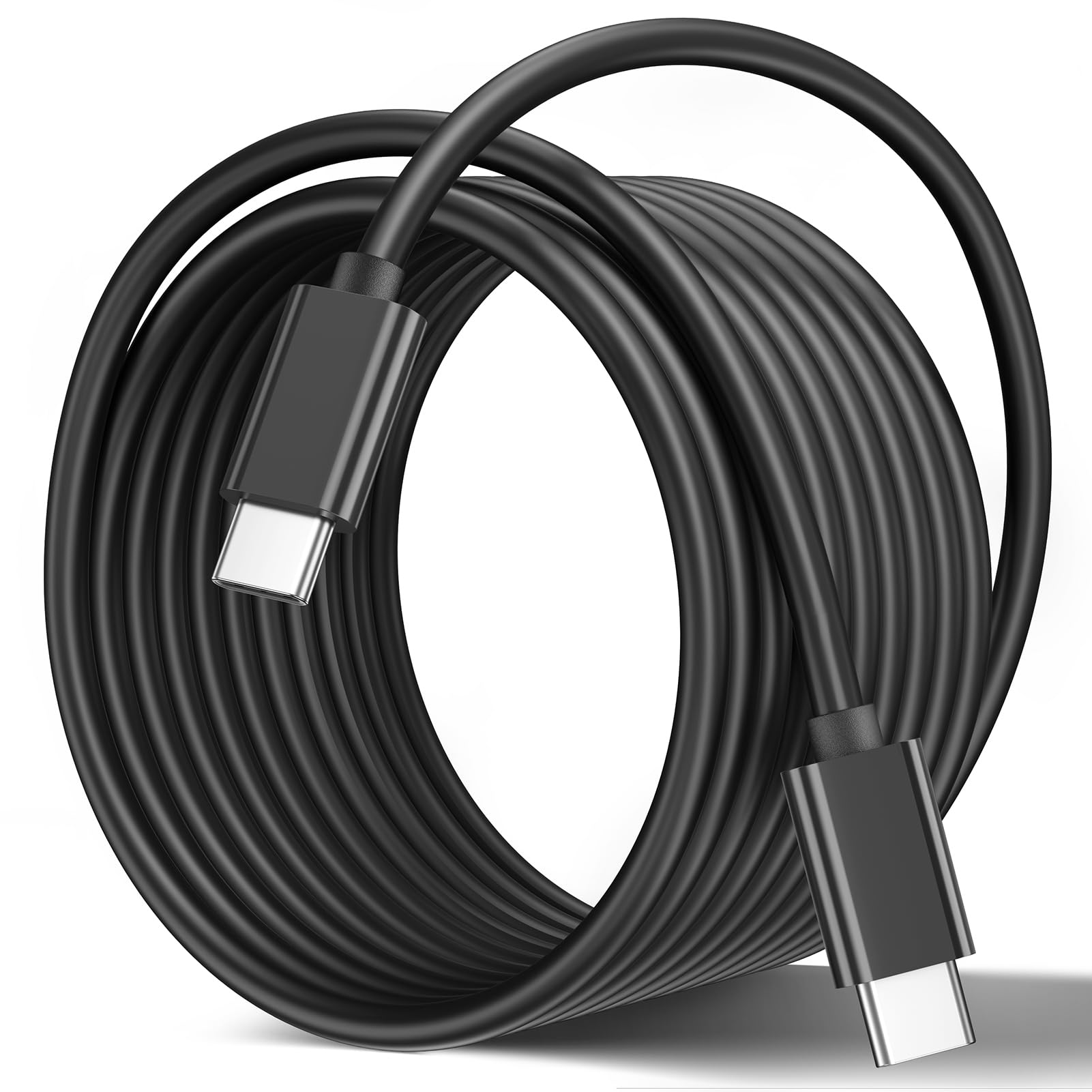Photo 1 of Long USB C to USB C Monitor Cable 16.5ft/5m, USB C 3.2 Gen 2x2 Cable, USB C Video Cable 4K, 100W Fast Charging, 5Gbps Data Transfer, for Oculus Quest, MacBook Pro,ARZOPA,Acer,Dell,HP,Portable Monitor