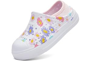 EasyStar Sneaker-Style Kids' EVA Sandals with Cushioned Fabric Heel