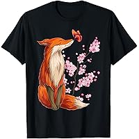 Amazon.com: Fox Japanese Cherry Blossom Flower Vintage Gift T