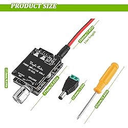 EPLZON 50W+50W Bluetooth Amplifier Board DC 5-24V