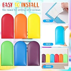 Jetec 6 Pcs Wall Padding for Kids with Autism