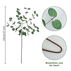 Tepaler 4pcs 28‘’ Artificial Eucalyptus Leaves