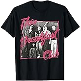 Breakfast Club Pink Text Group Photograph T-Shirt Small